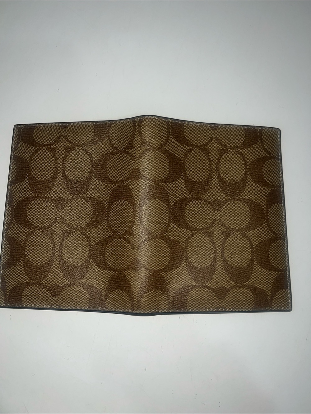 Coach Black Leather Card & Passport Holder